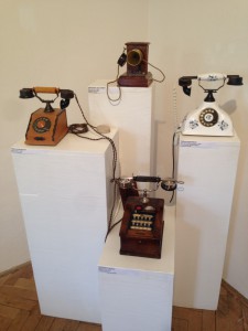 Telefóny v múzeu Humenné